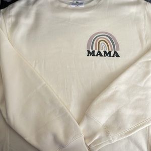 BRAND NEW NEVER WORN rainbow mama sweatshirt